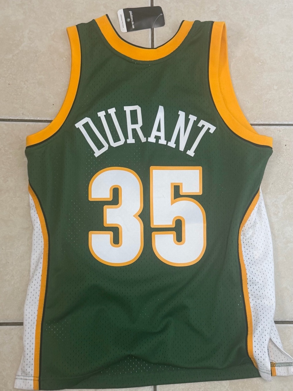 2007-08 Seattle Supersonics Kevin Durant NBA Jersey